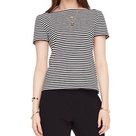 New Kate Spade Broome Street Stripe Tee - Picture 2 of 8